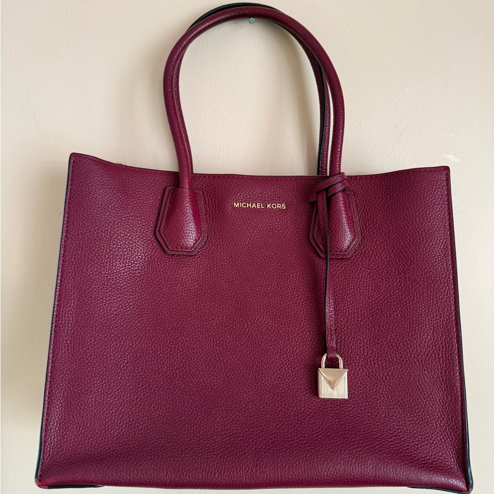 Michael Kors Mercer Gallery Pebbled Leather Tote